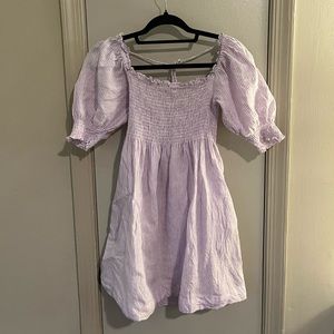 Hill House Home Lilac Stripe Athena Nap Dress Size XXS